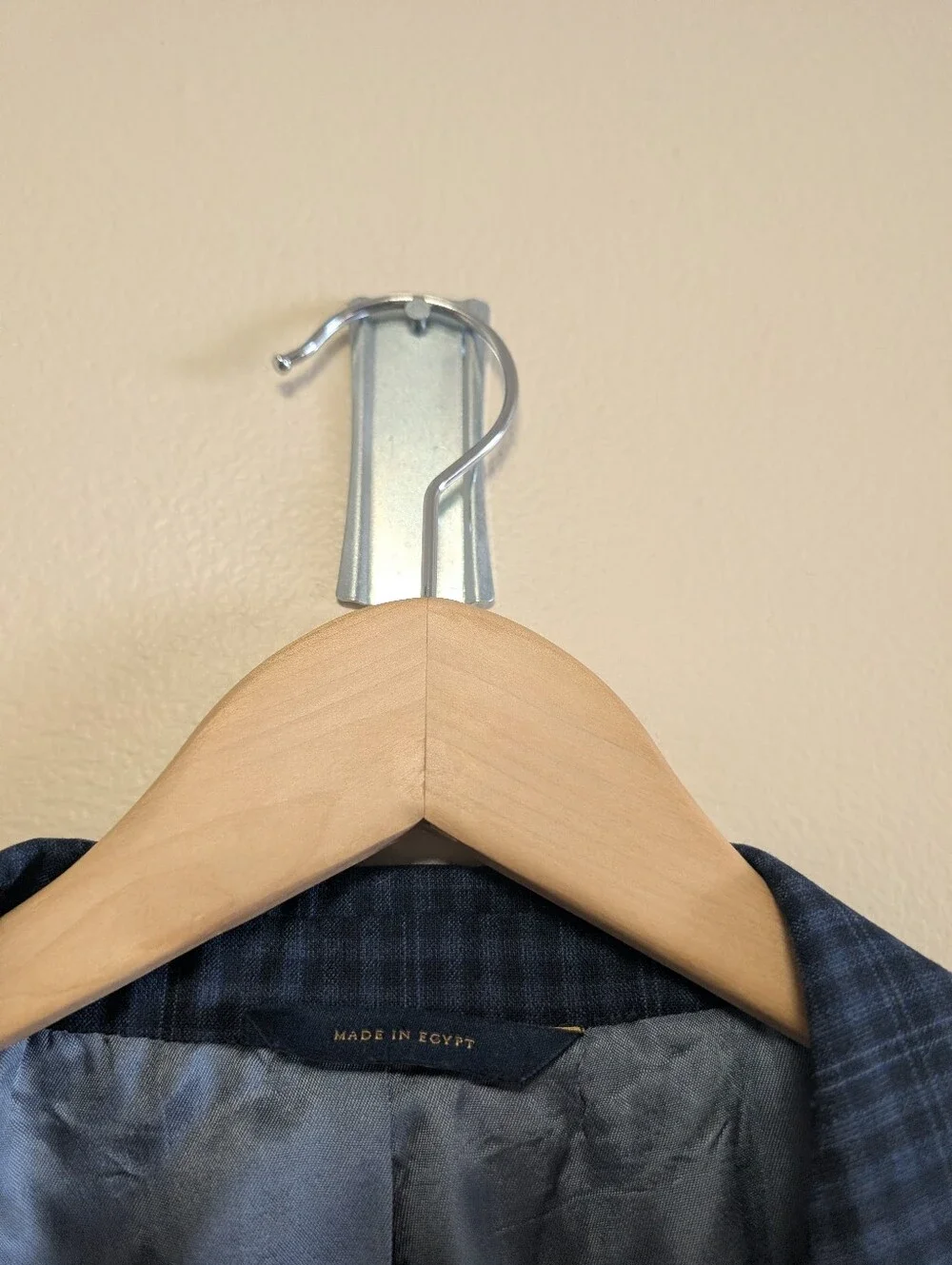Brooks Brothers Regent Fit Blue Plaid Wool Sport Coat Blazer 44R